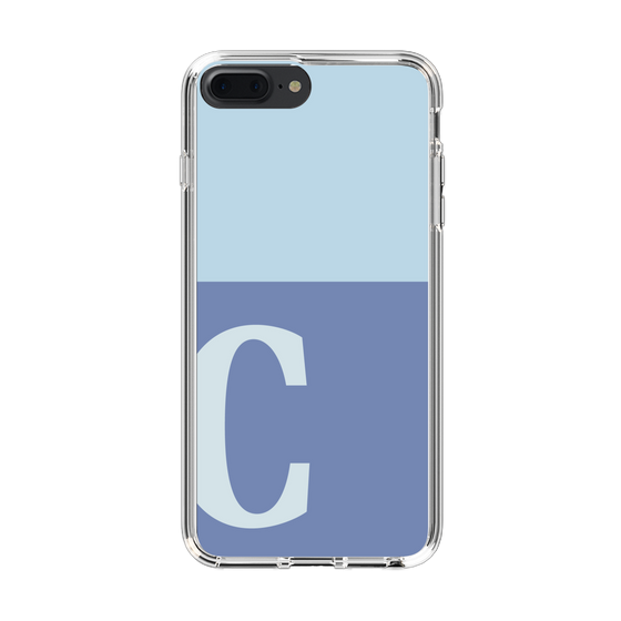 Slim Protection Case［ Original - initial two tone - C blue ］
