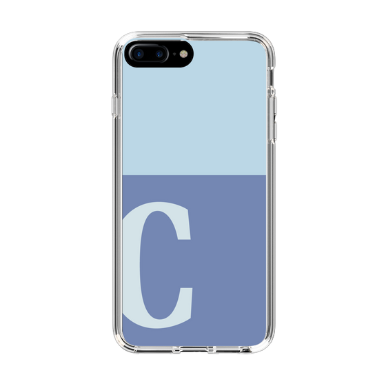 Slim Protection Case［ Original - initial two tone - C blue ］
