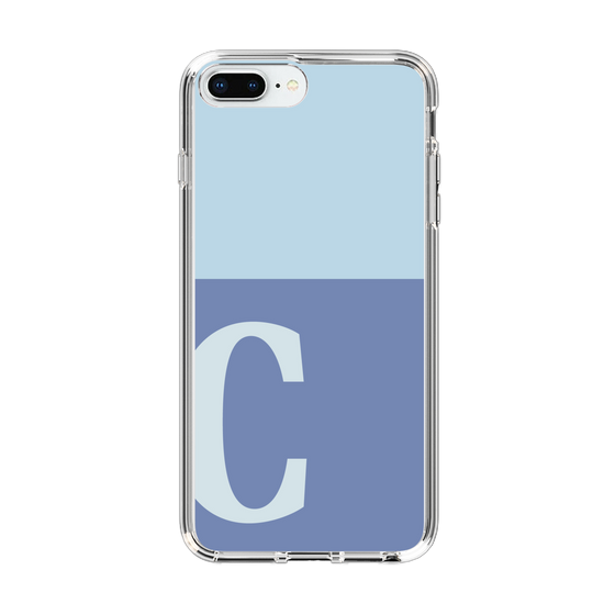 Slim Protection Case［ Original - initial two tone - C blue ］