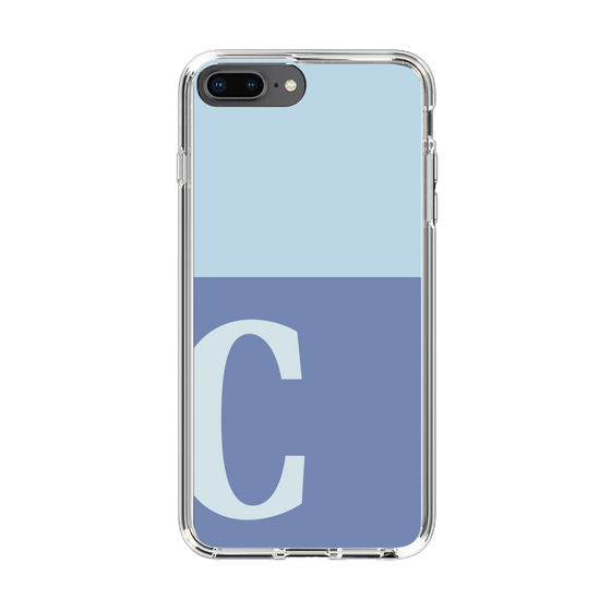 Slim Protection Case［ Original - initial two tone - C blue ］