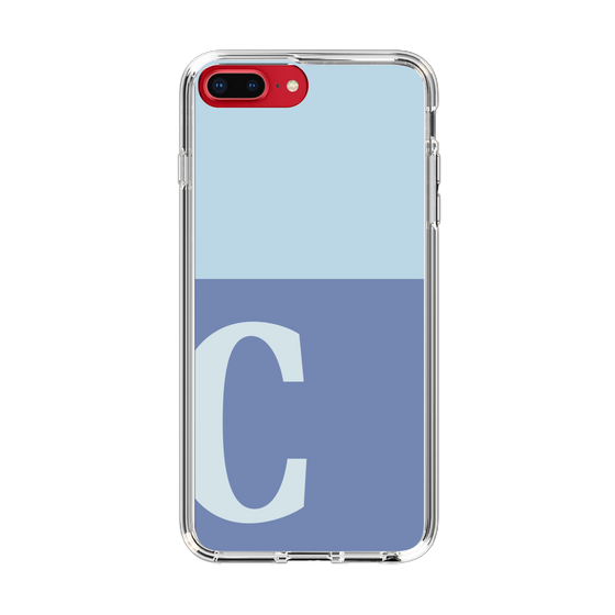 Slim Protection Case［ Original - initial two tone - C blue ］