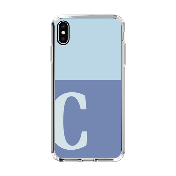 Slim Protection Case［ Original - initial two tone - C blue ］