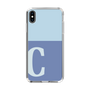 Slim Protection Case［ Original - initial two tone - C blue ］