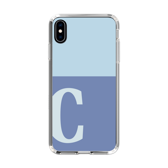 Slim Protection Case［ Original - initial two tone - C blue ］