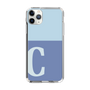 Slim Protection Case［ Original - initial two tone - C blue ］