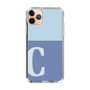 Slim Protection Case［ Original - initial two tone - C blue ］