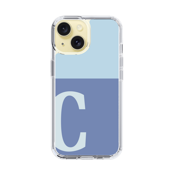 Slim Protection Case［ Original - initial two tone - C blue ］