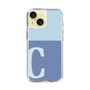 Slim Protection Case［ Original - initial two tone - C blue ］