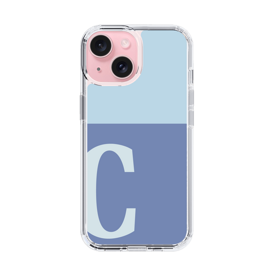 Slim Protection Case［ Original - initial two tone - C blue ］