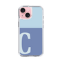 Slim Protection Case［ Original - initial two tone - C blue ］