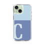 Slim Protection Case［ Original - initial two tone - C blue ］