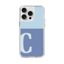 Slim Protection Case［ Original - initial two tone - C blue ］