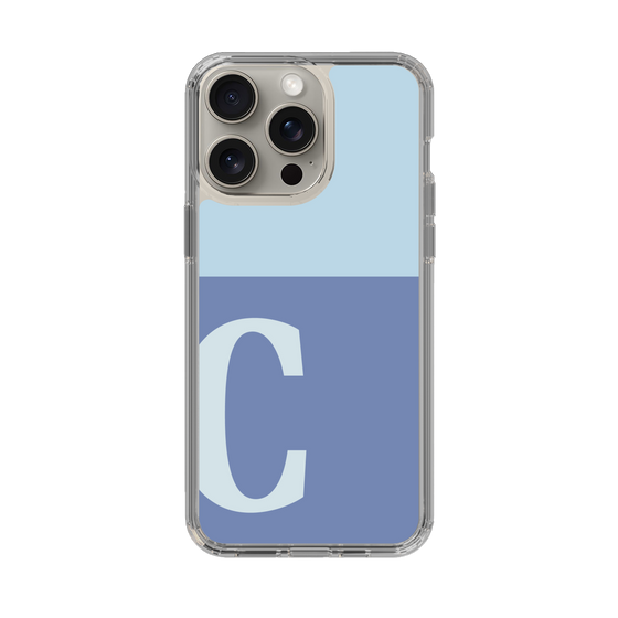 Slim Protection Case［ Original - initial two tone - C blue ］
