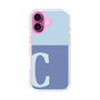 Slim Protection Case［ オリジナル - initial two tone - C blue ］