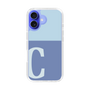 Slim Protection Case［ オリジナル - initial two tone - C blue ］