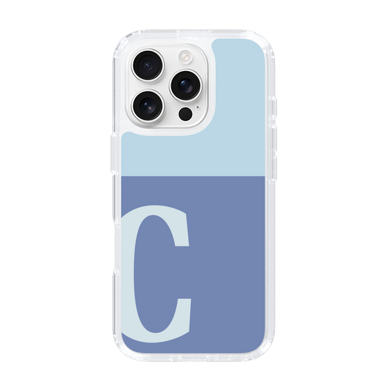 Slim Protection Case［ オリジナル - initial two tone - C blue ］