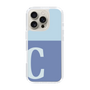 Slim Protection Case［ オリジナル - initial two tone - C blue ］