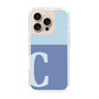 Slim Protection Case［ オリジナル - initial two tone - C blue ］