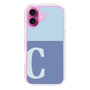 Slim Protection Case［ オリジナル - initial two tone - C blue ］