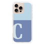 Slim Protection Case［ オリジナル - initial two tone - C blue ］