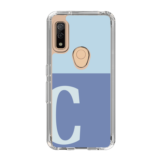 Slim Protection Case［ Original - initial two tone - C blue ］