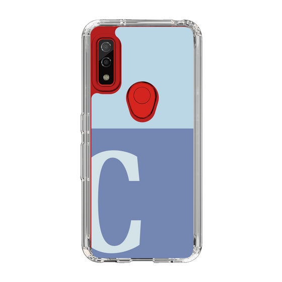 Slim Protection Case［ Original - initial two tone - C blue ］