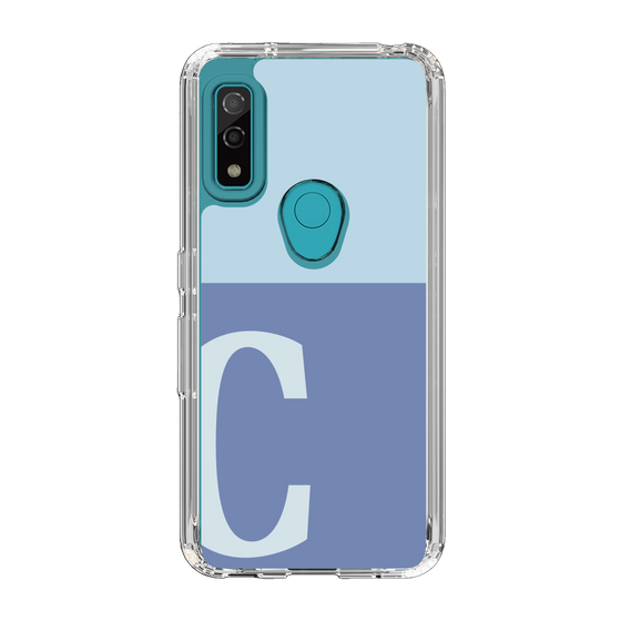 Slim Protection Case［ Original - initial two tone - C blue ］