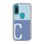 Slim Protection Case［ Original - initial two tone - C blue ］