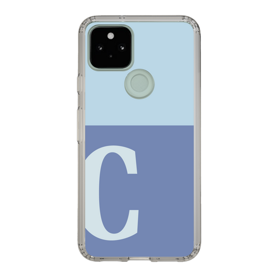 Slim Protection Case［ Original - initial two tone - C blue ］