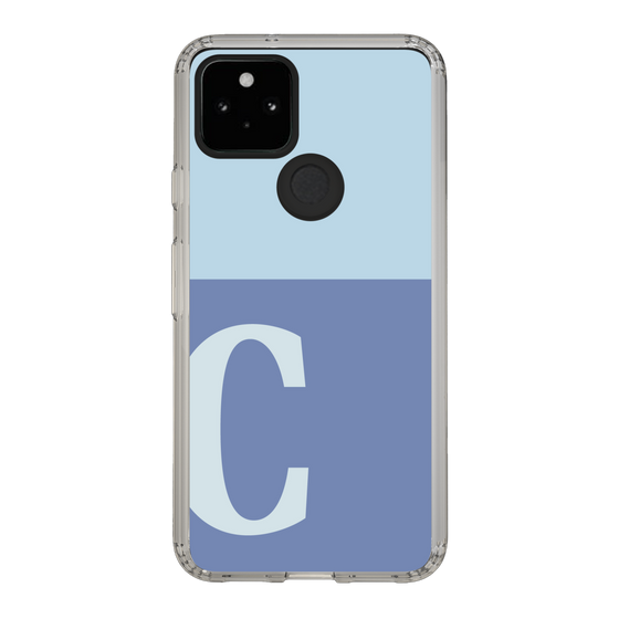 Slim Protection Case［ Original - initial two tone - C blue ］