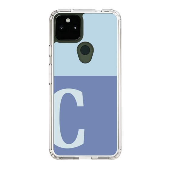 Slim Protection Case［ Original - initial two tone - C blue ］