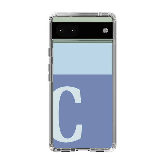 Slim Protection Case［ Original - initial two tone - C blue ］