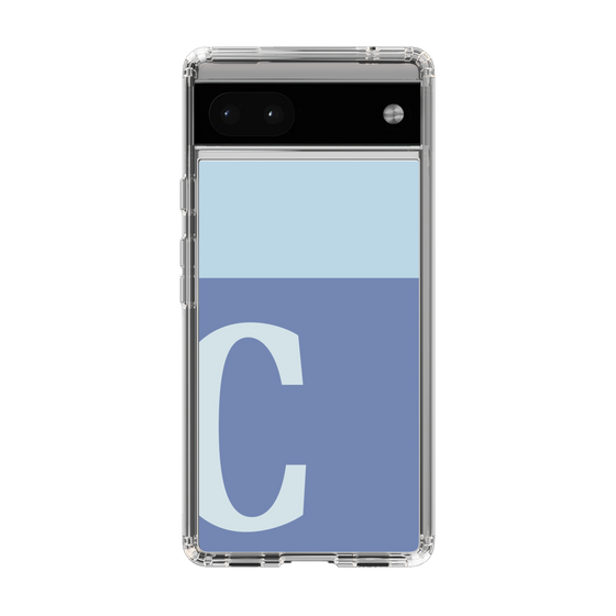 Slim Protection Case［ Original - initial two tone - C blue ］