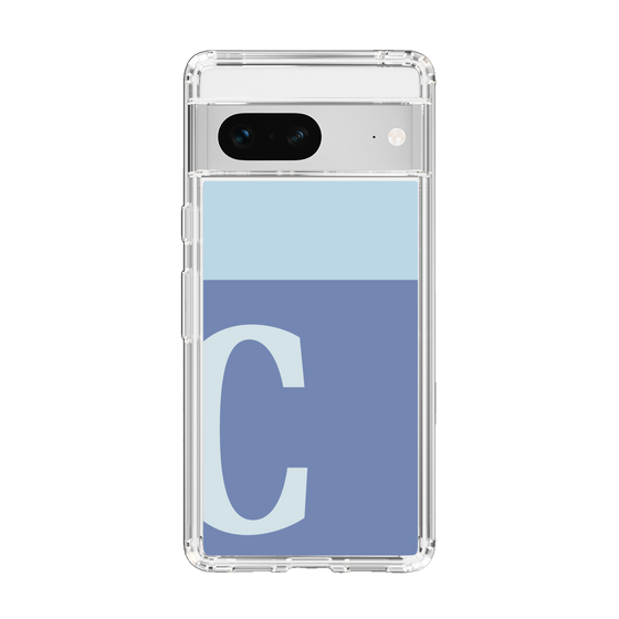 Slim Protection Case［ Original - initial two tone - C blue ］