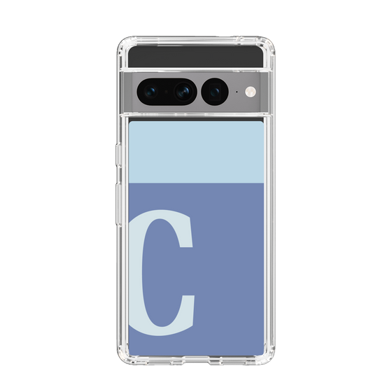 Slim Protection Case［ Original - initial two tone - C blue ］