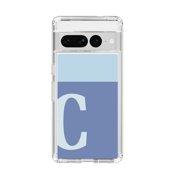Slim Protection Case［ Original - initial two tone - C blue ］