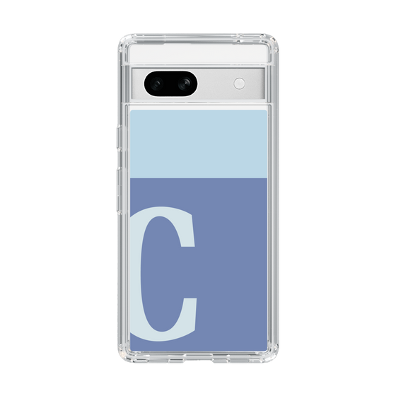 Slim Protection Case［ Original - initial two tone - C blue ］
