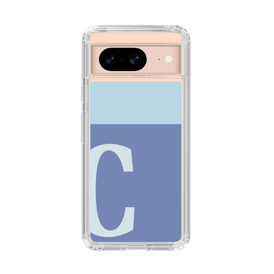 Slim Protection Case［ Original - initial two tone - C blue ］