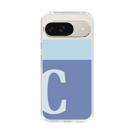 Slim Protection Case［ Original - initial two tone - C blue ］