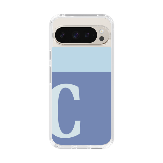 Slim Protection Case［ Original - initial two tone - C blue ］