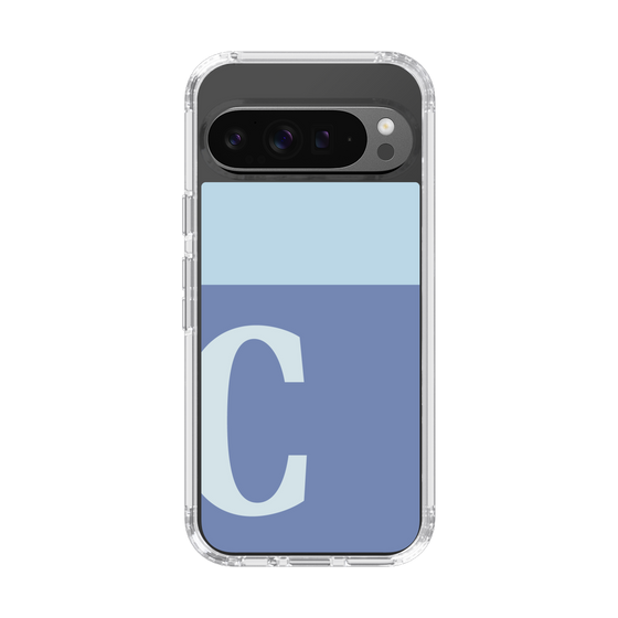Slim Protection Case［ Original - initial two tone - C blue ］