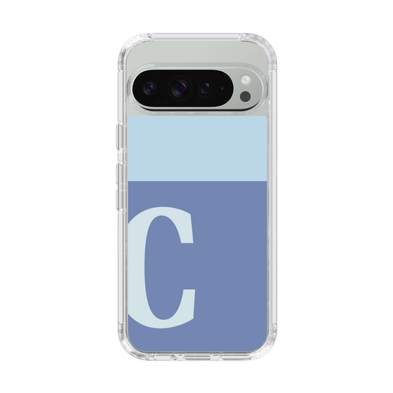 Slim Protection Case［ Original - initial two tone - C blue ］