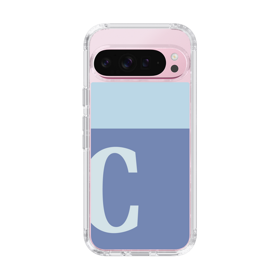 Slim Protection Case［ Original - initial two tone - C blue ］