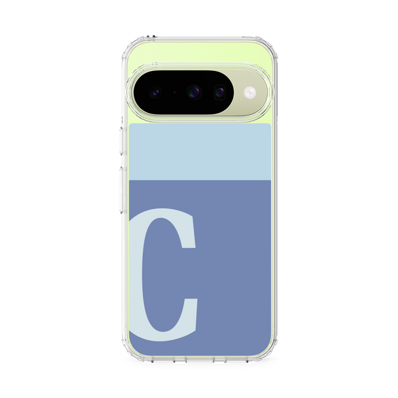 Slim Protection Case［ Original - initial two tone - C blue ］