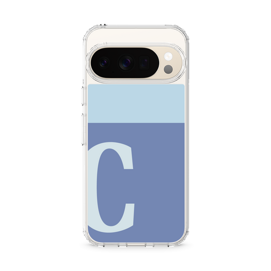 Slim Protection Case［ Original - initial two tone - C blue ］