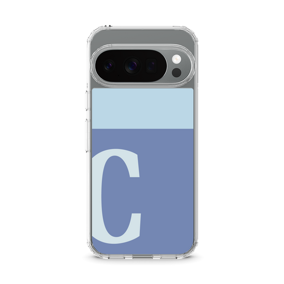 Slim Protection Case［ Original - initial two tone - C blue ］