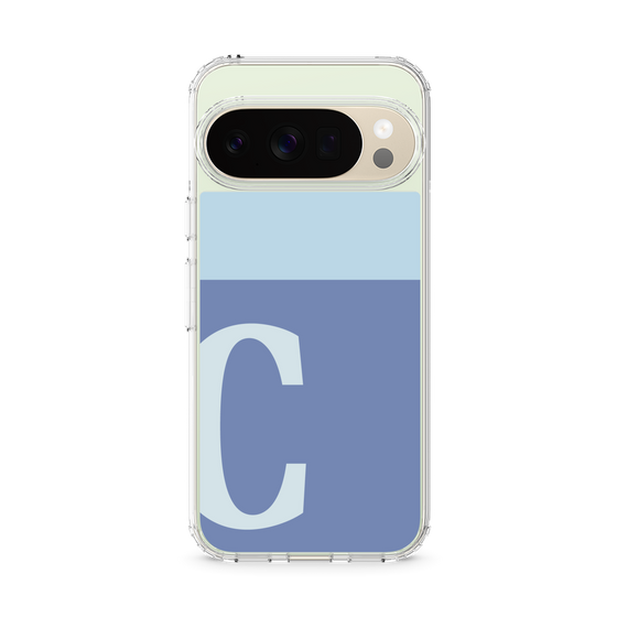 Slim Protection Case［ Original - initial two tone - C blue ］
