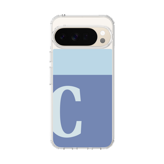 Slim Protection Case［ Original - initial two tone - C blue ］