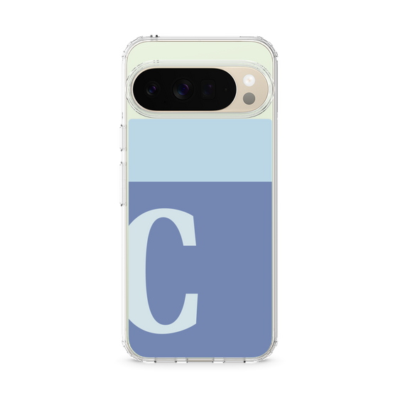 Slim Protection Case［ Original - initial two tone - C blue ］