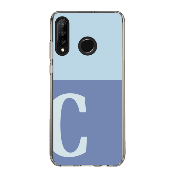 Slim Protection Case［ Original - initial two tone - C blue ］